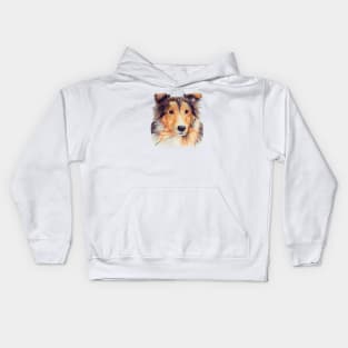 Shetland sheepdog  cp Kids Hoodie